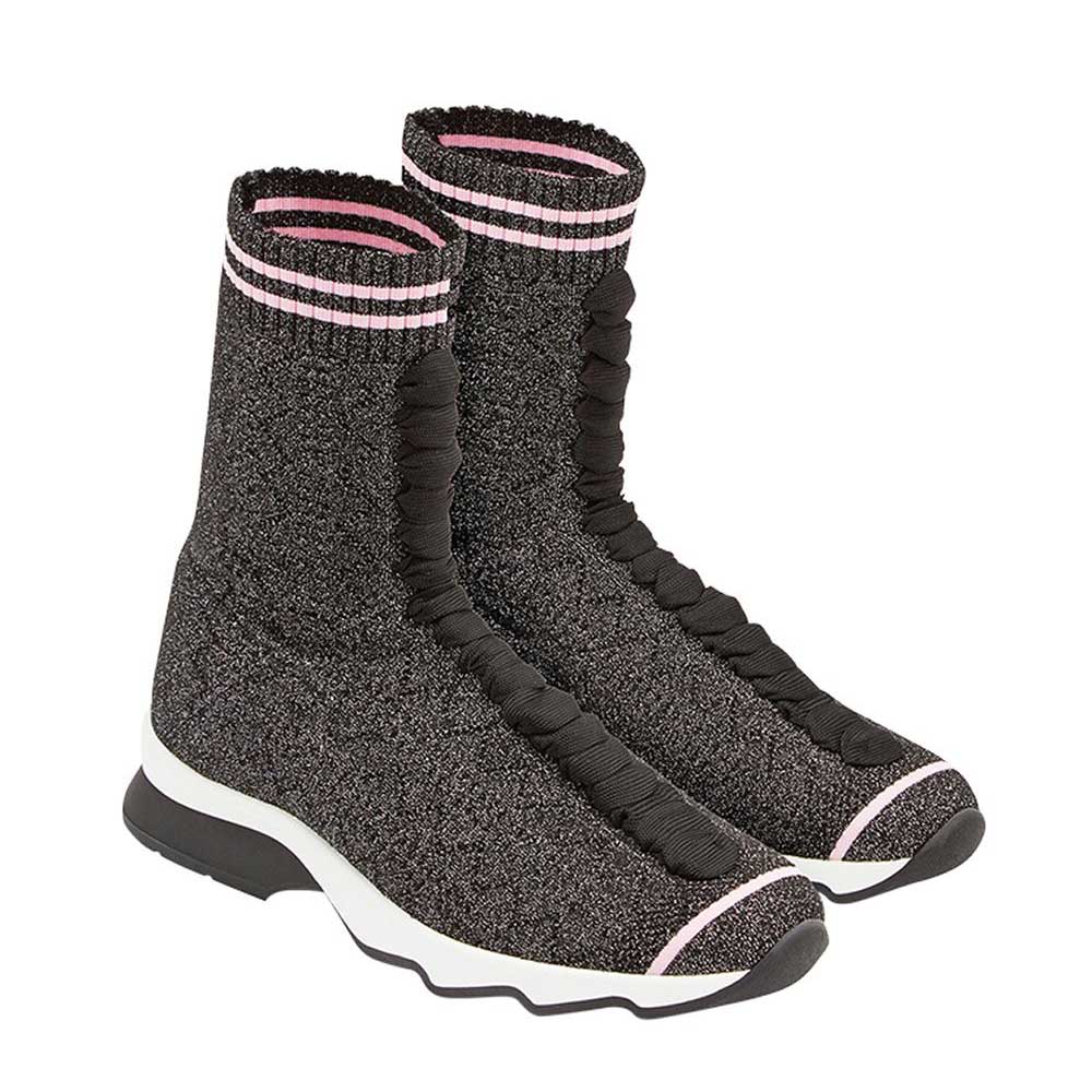 Fendi Fabric Sock Sneakers