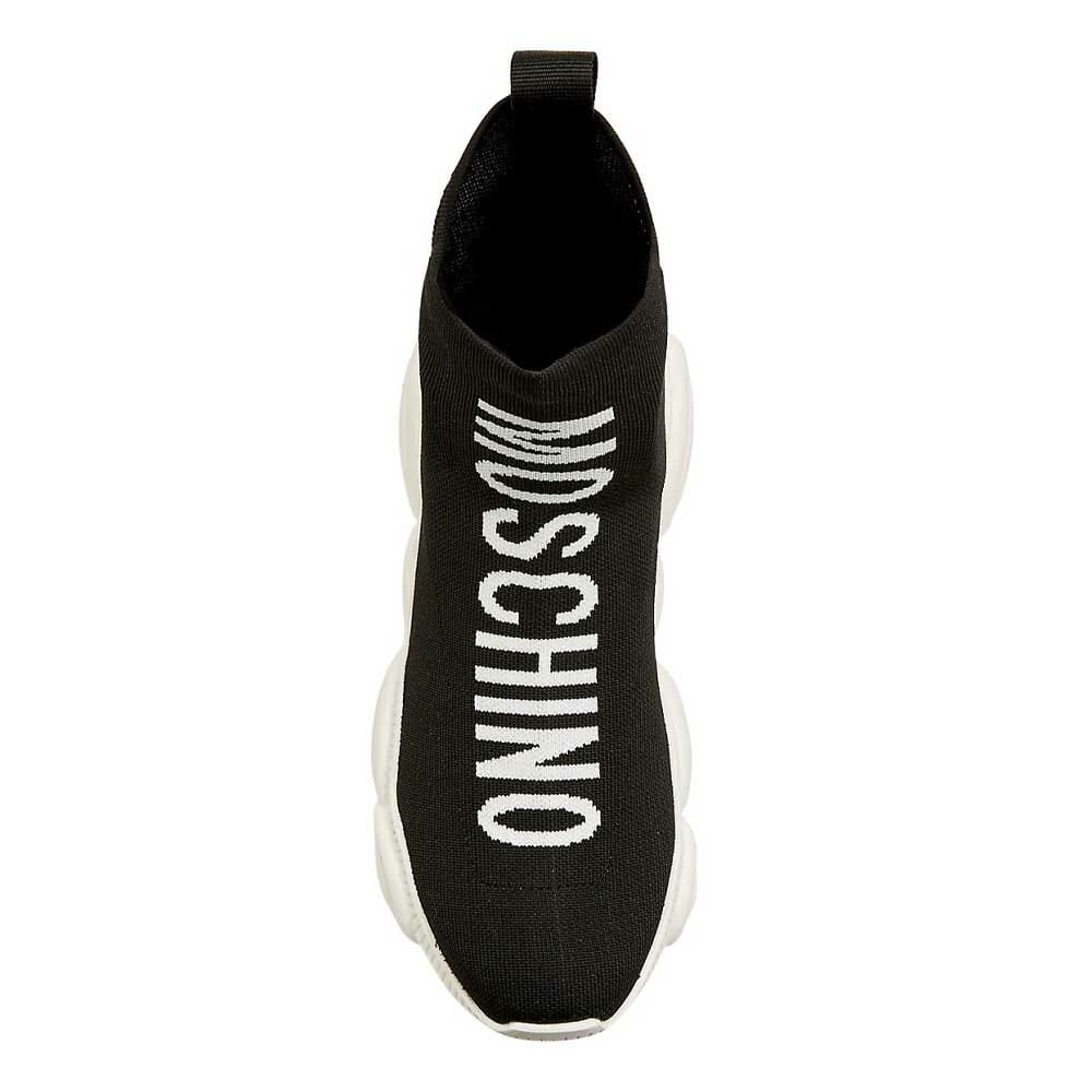 Moschino Logo Knit Sock Sneakers