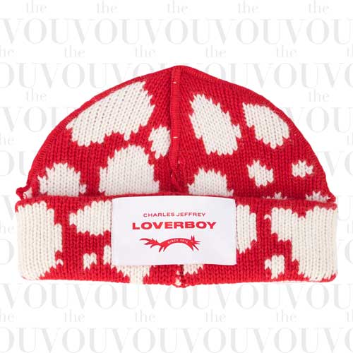 Japanese Knitted Headwear fashion trend - Loverboy wool-blend beanie