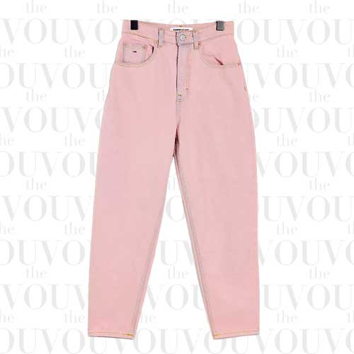 Tommy Jeans pink mom jean
