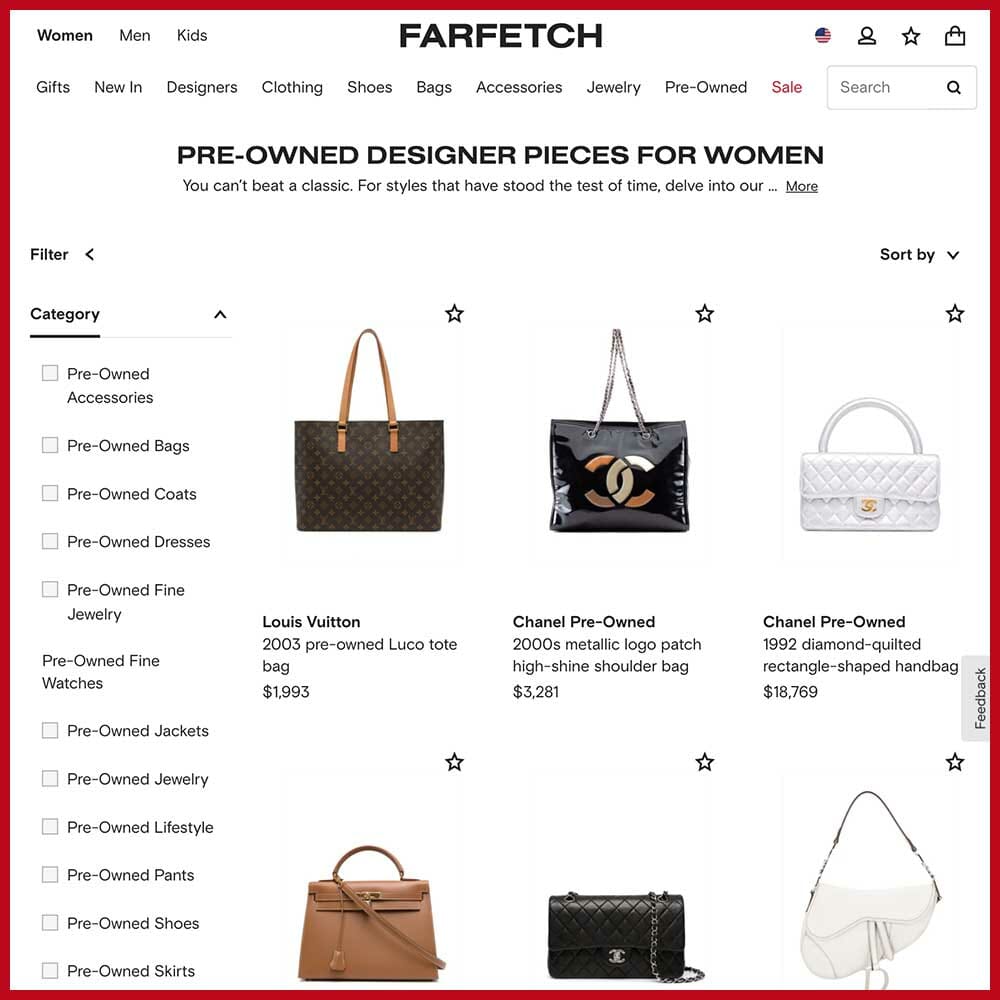 Farfetch Pre-owned Vintage Clothing