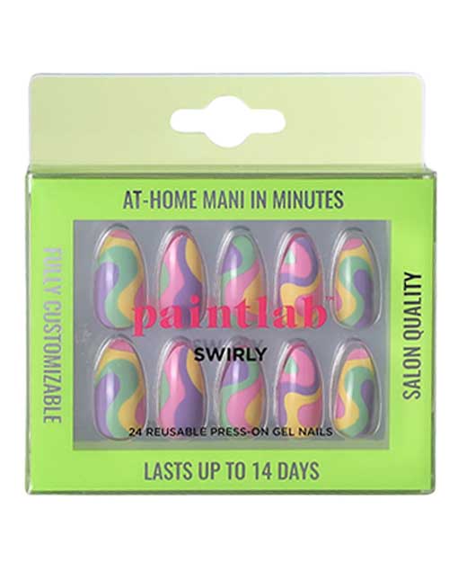 Swirly Press-on Nails