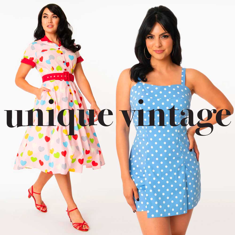 UNIQUE VINTAGE Online Retro Fashion Store For Vintage-inspired Clothes