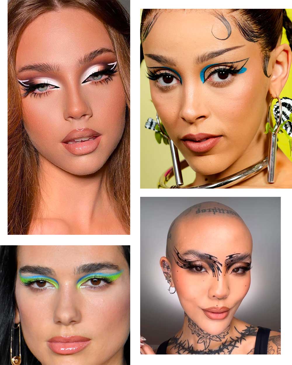 Graphic Eyeshadows Beauty Trends