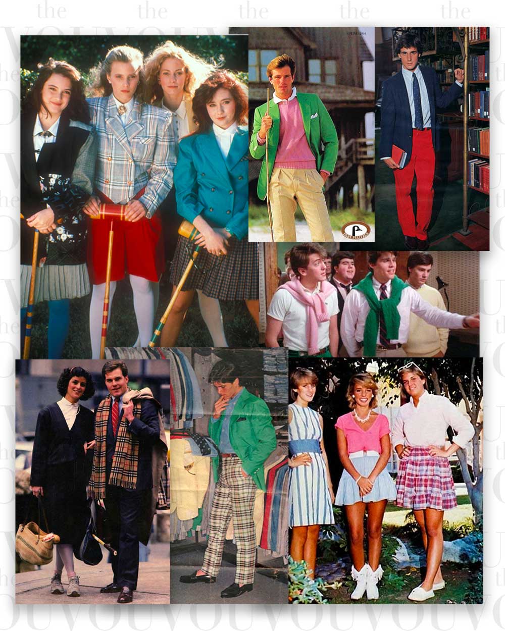 80s Preppy Fashion Style