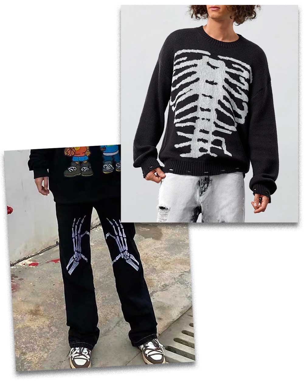 Emo Skull Outfits