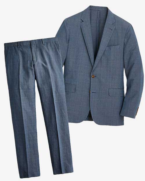 Slim-fit Glen Cocktail Suit