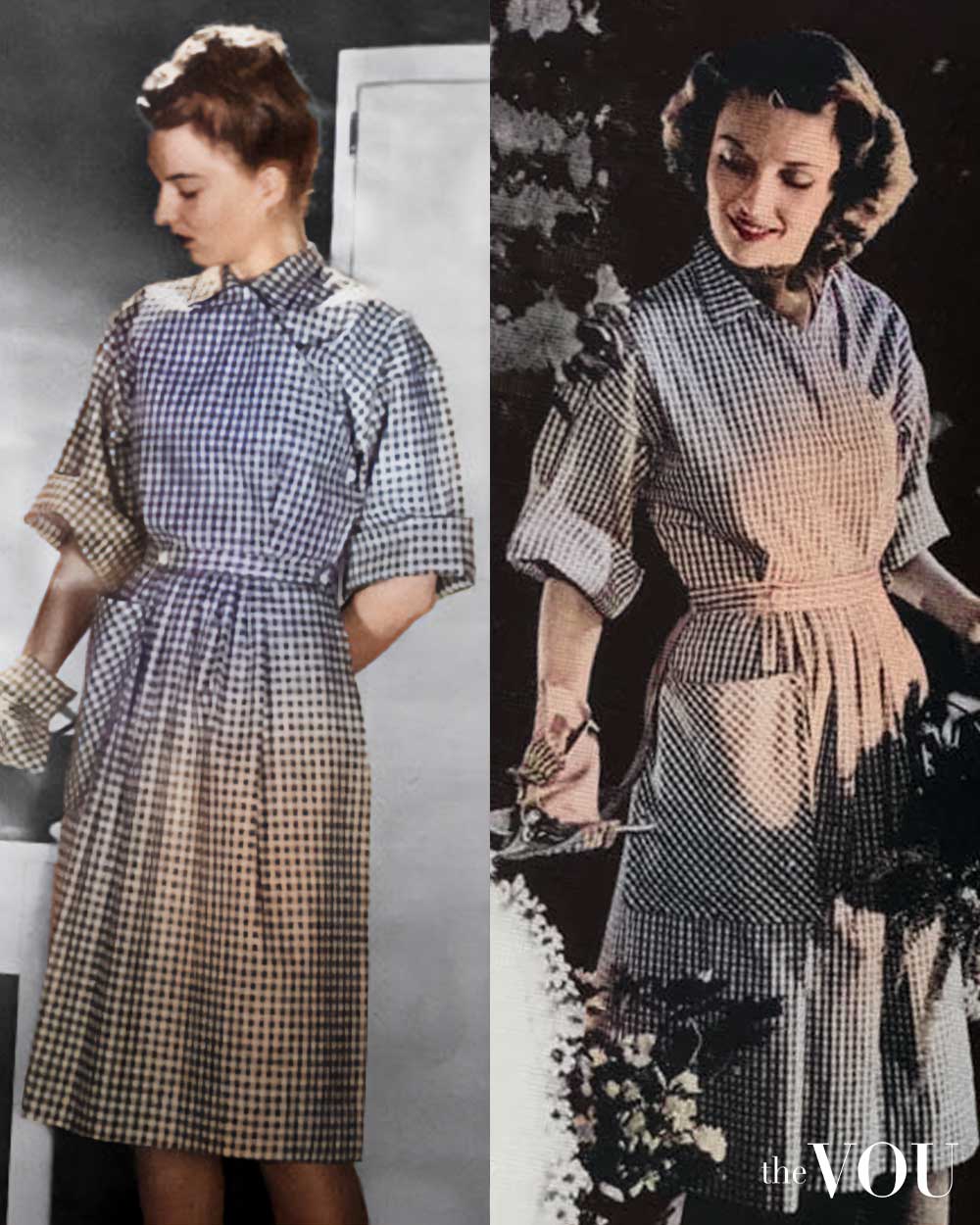 The Popover Dress in the 1940s fashion