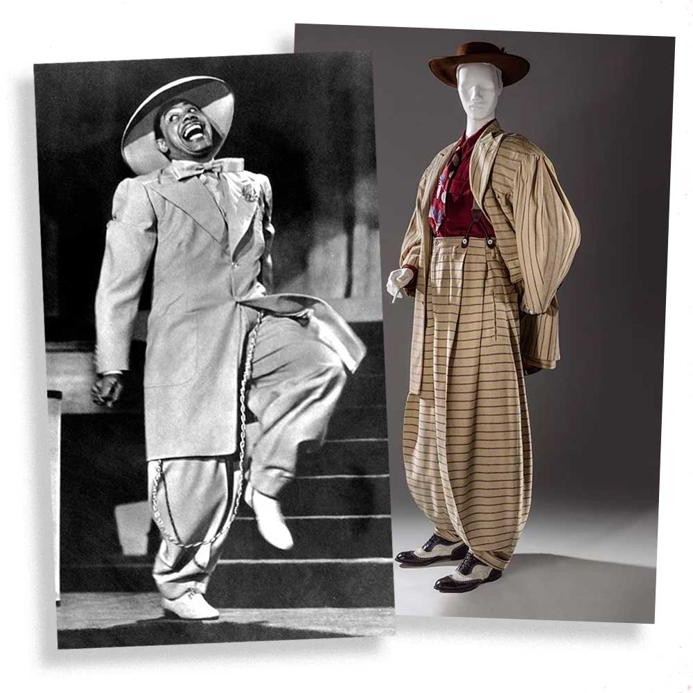 The Zoot suit in the 1940s fashion