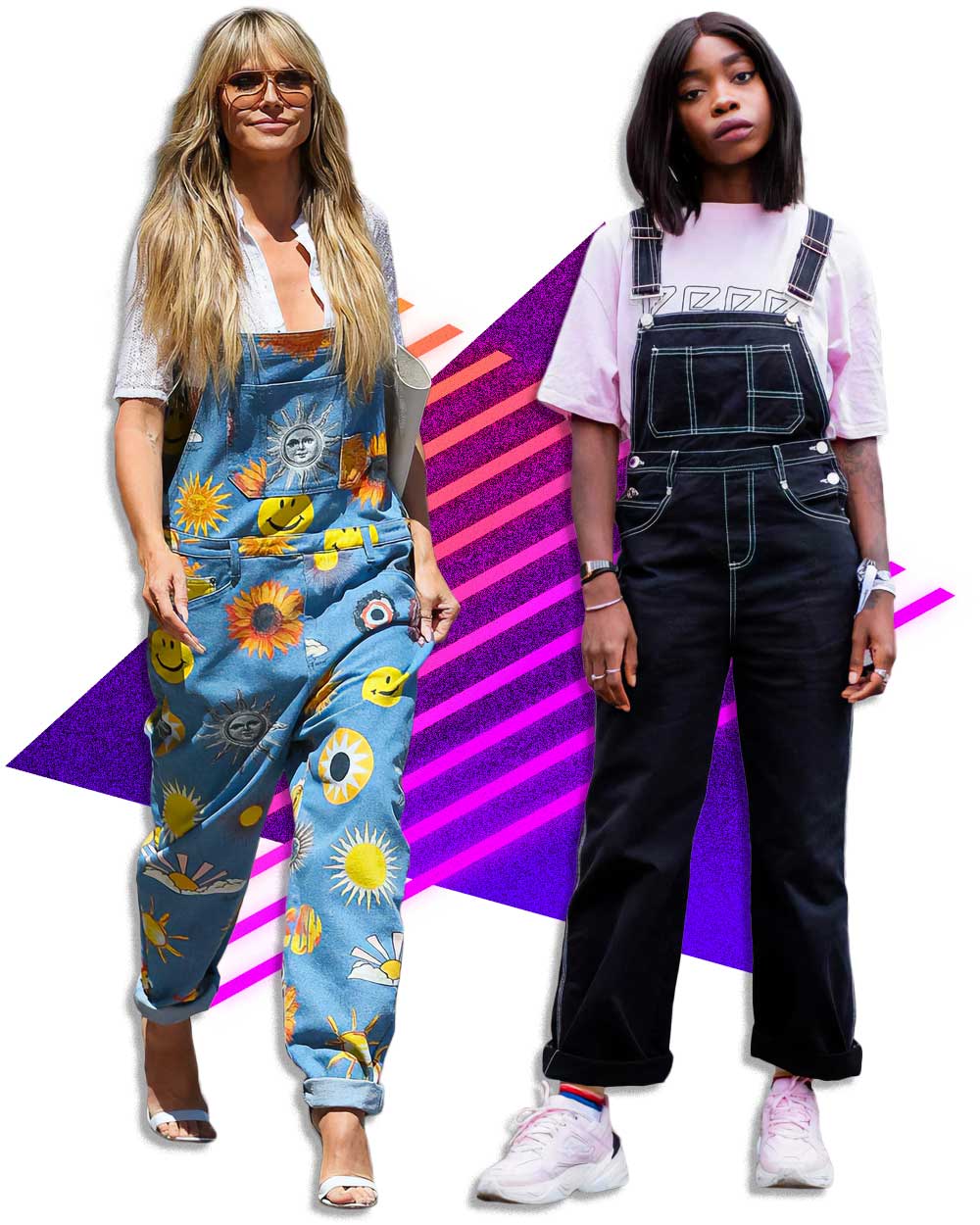 Denim Overalls of the 80s fashion coming back