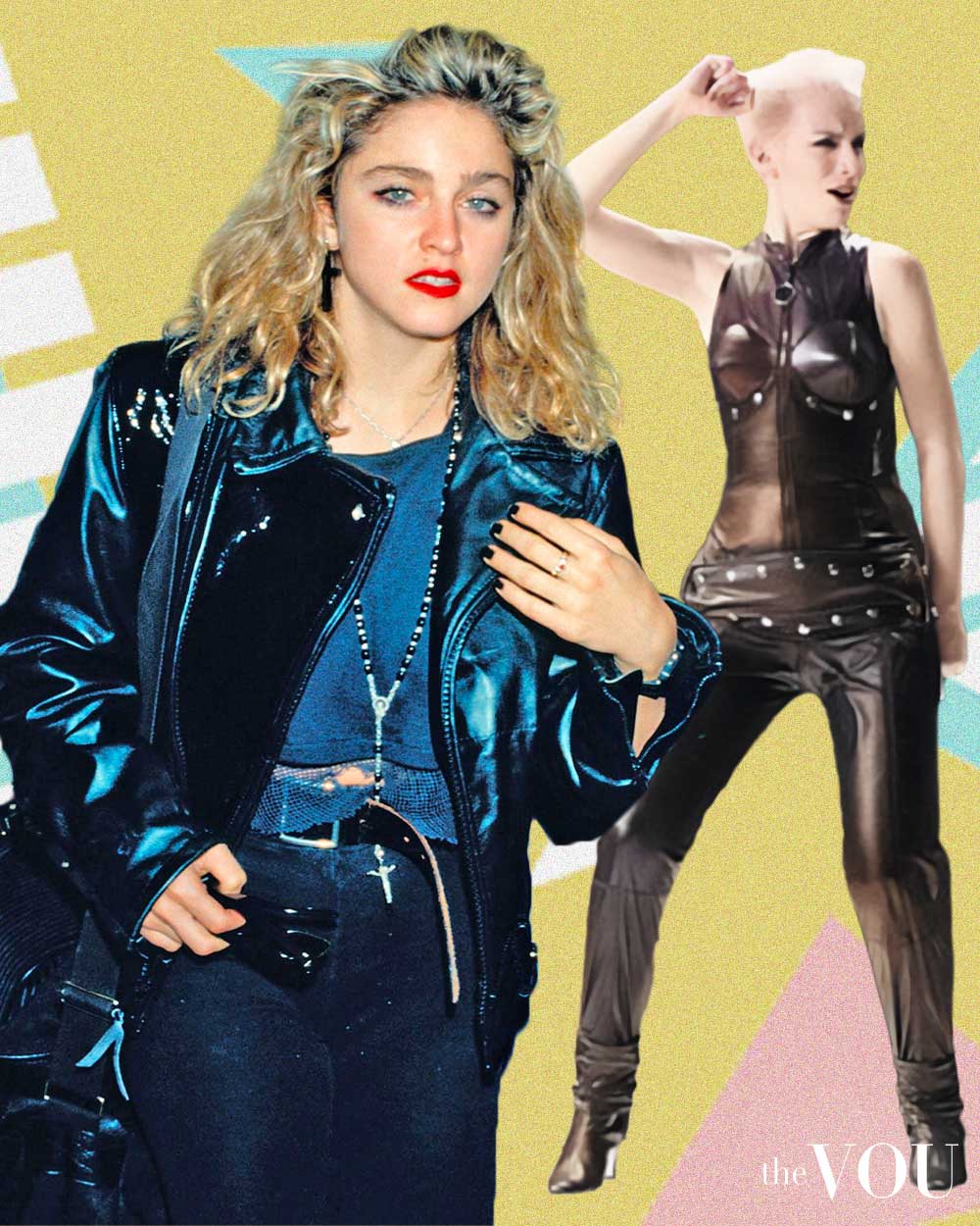 Leather Clothes and Accessories of the 80's Fashion Coming Back in 2023
