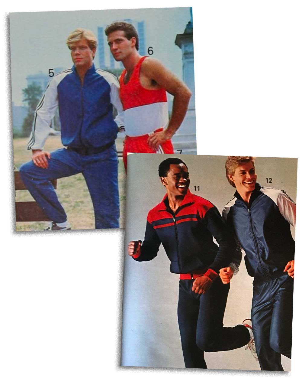 Athletic Wear for boys in 80s fashion