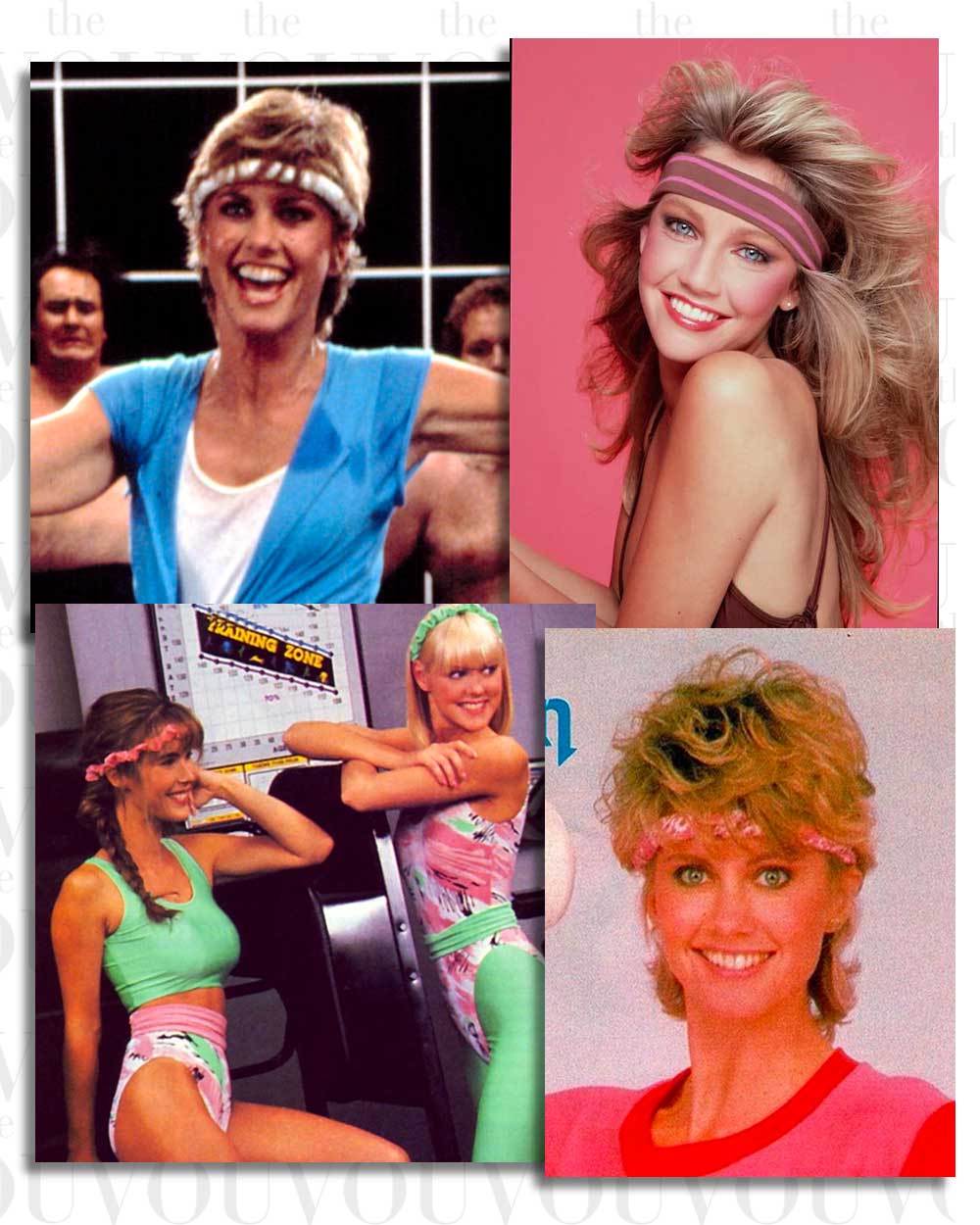 Aerobic Hairbands of the 80s