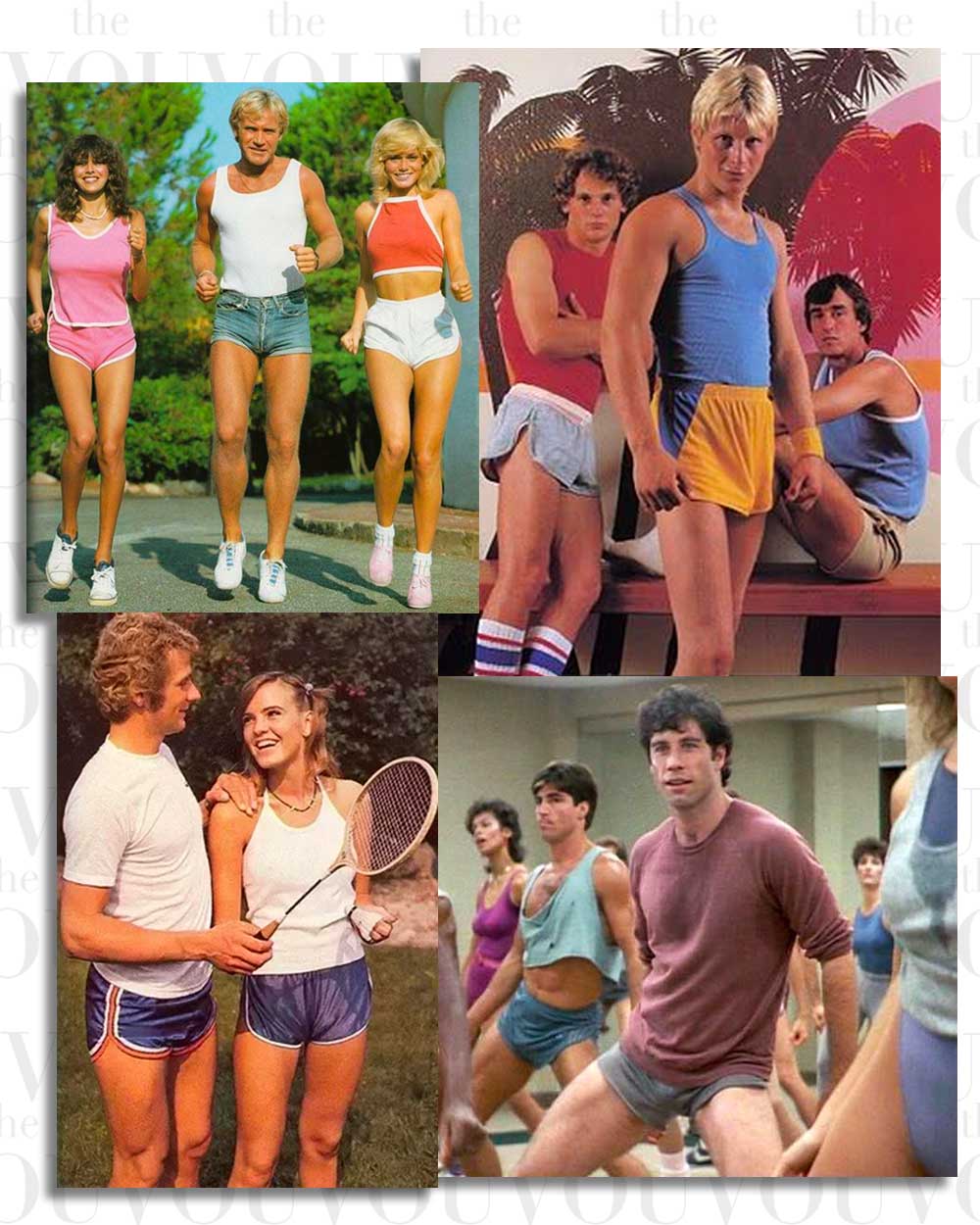 80s workout "Short Shorts" or "Dolphin Shorts"