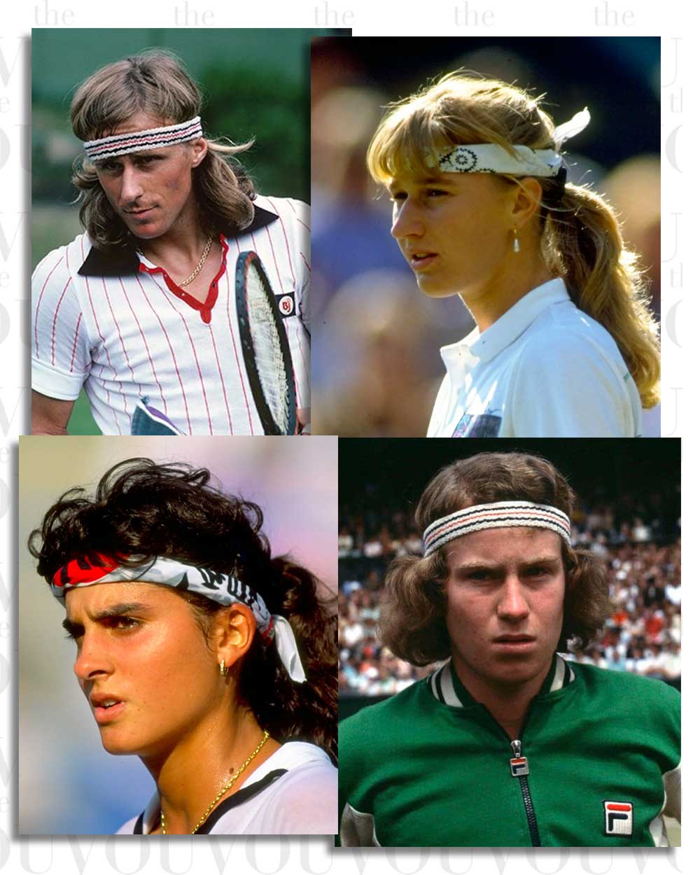 Tennis Headbands of the 80s