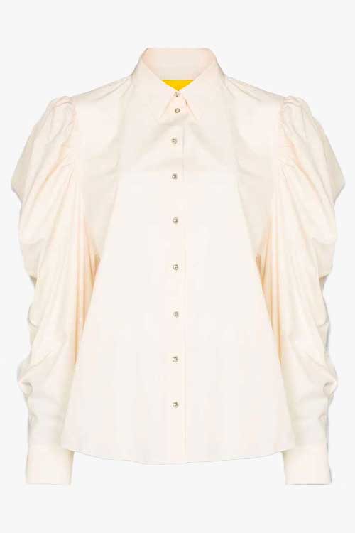 Marques'Almeida Puff-sleeve Cotton Shirt