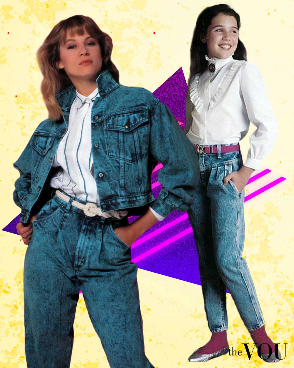 Acid Wash Denim of the 80s Fashion