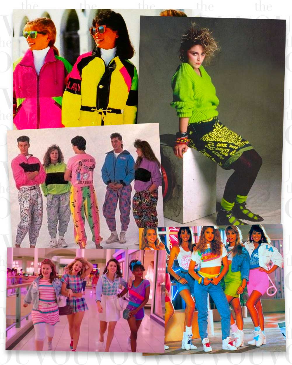 80s Fashion Neon Colors