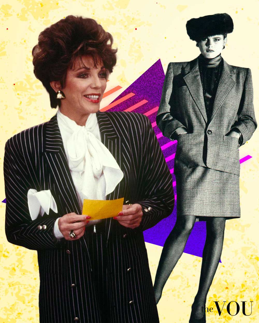 Power Dressing in the 80s Fashion