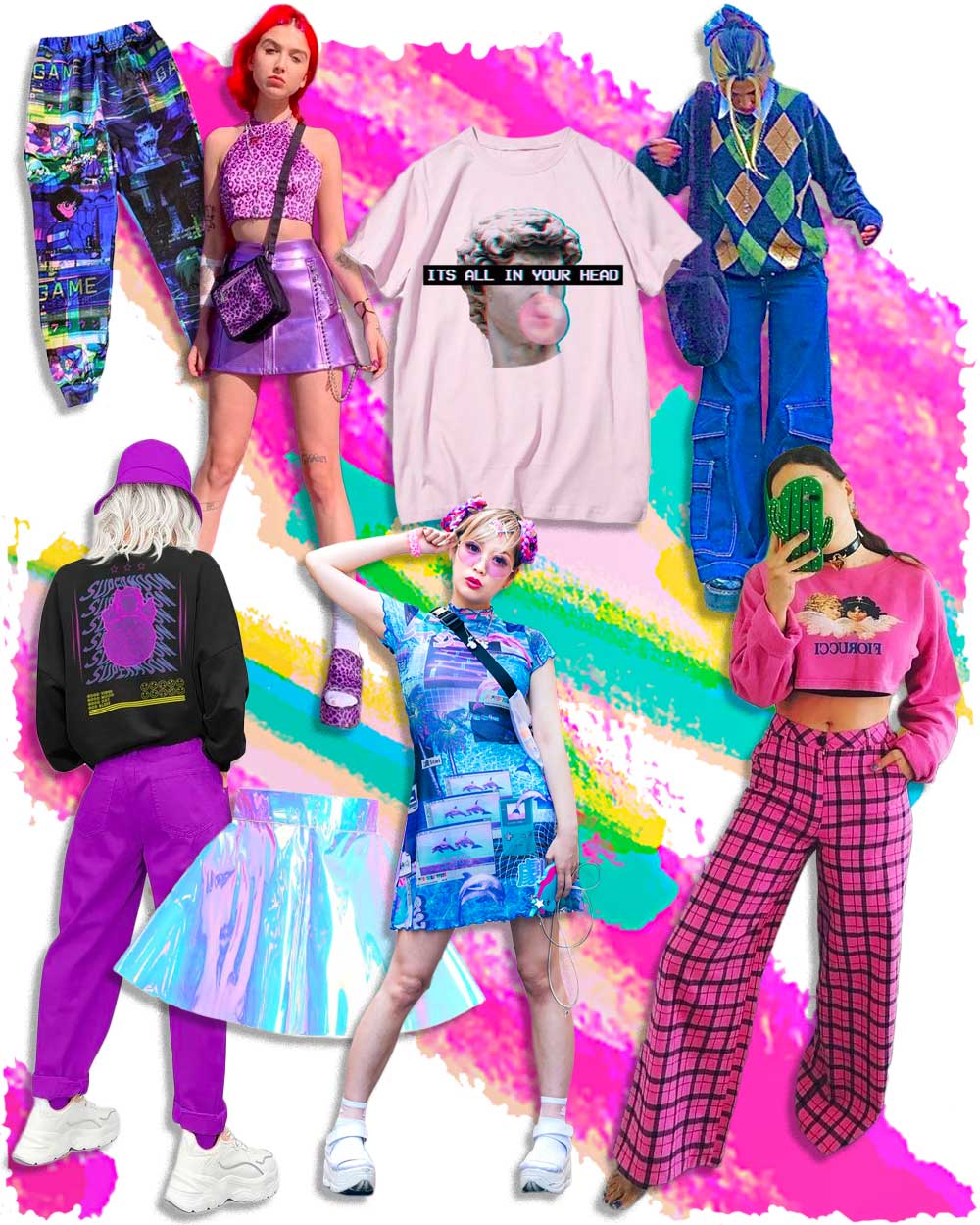 Vaporwave Aesthetic Outfits