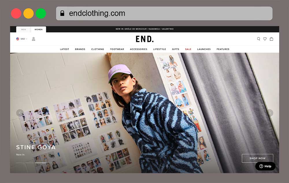 END. CLOTHING women's online clothing store