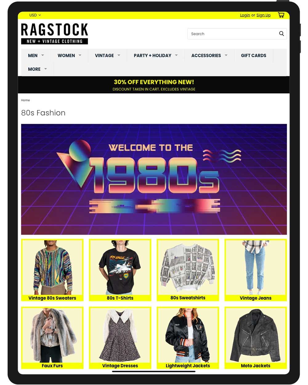 Ragstock 80s Fashion Online Store