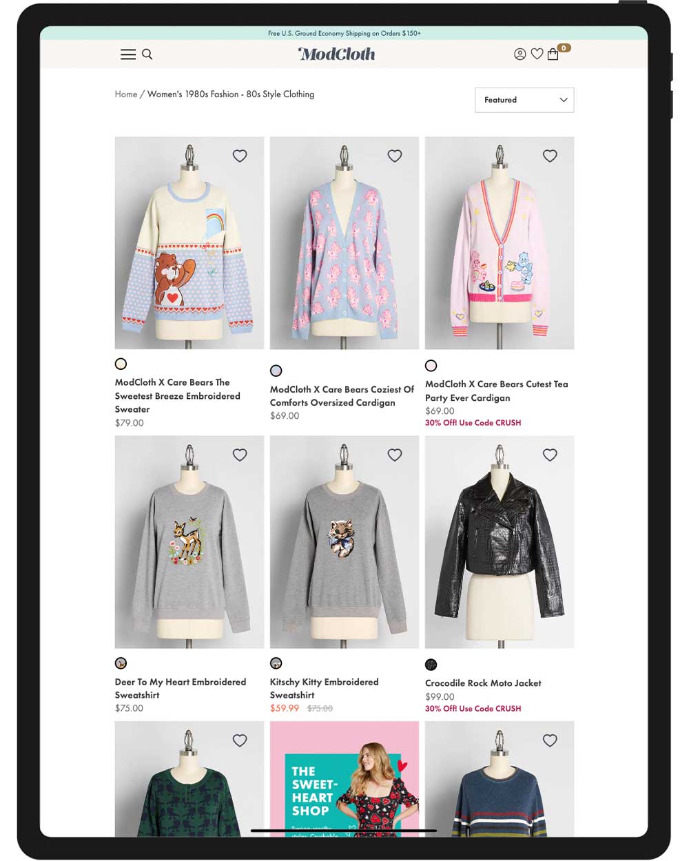 Mod Cloth 80s Fashion Online Store