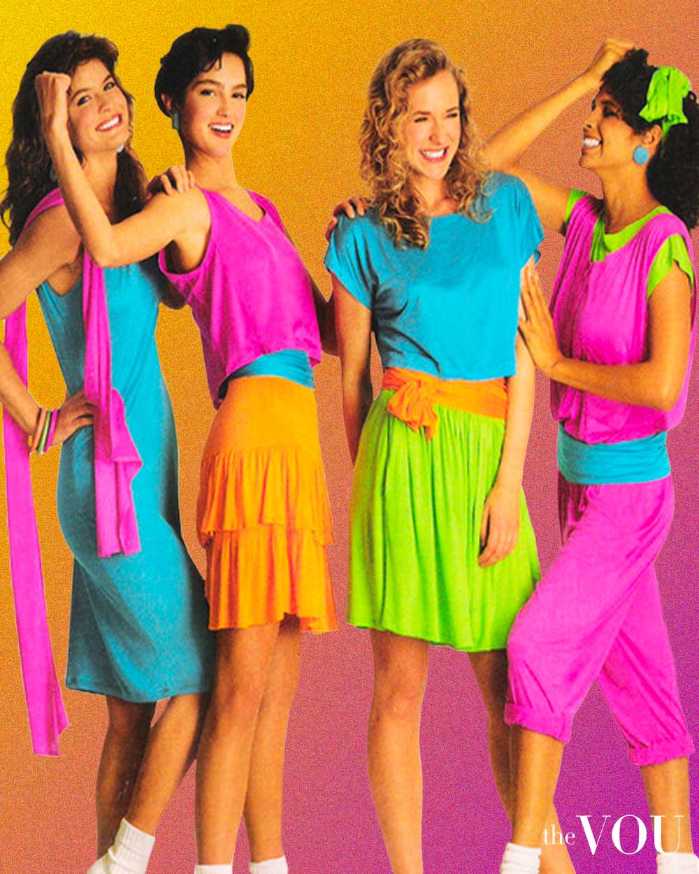 80s bad Neon craze fashion trends