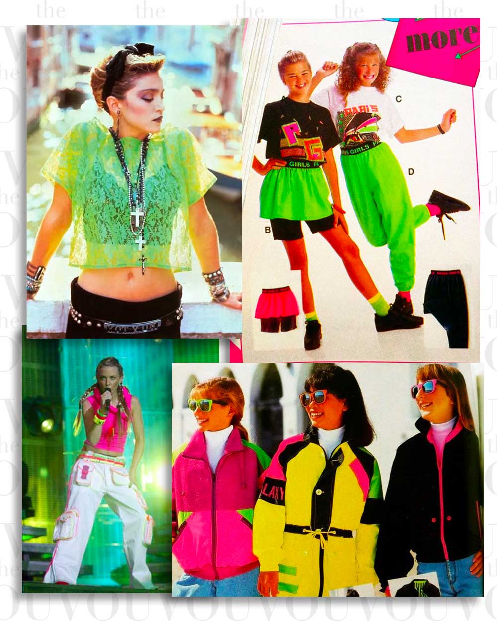 80s Neon Fashion for Women