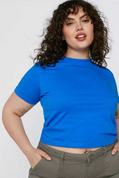 Short Sleeve Cropped Top
