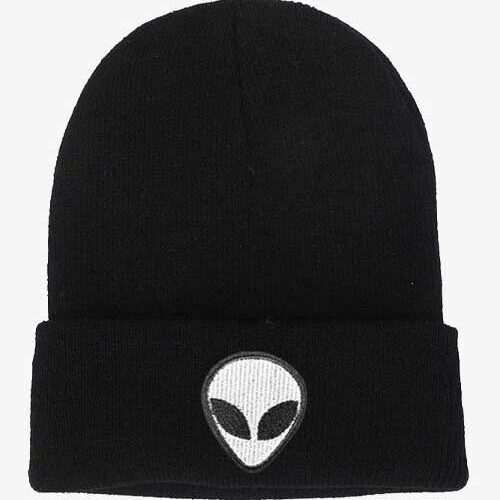 Alien Knitted Beanie Hat