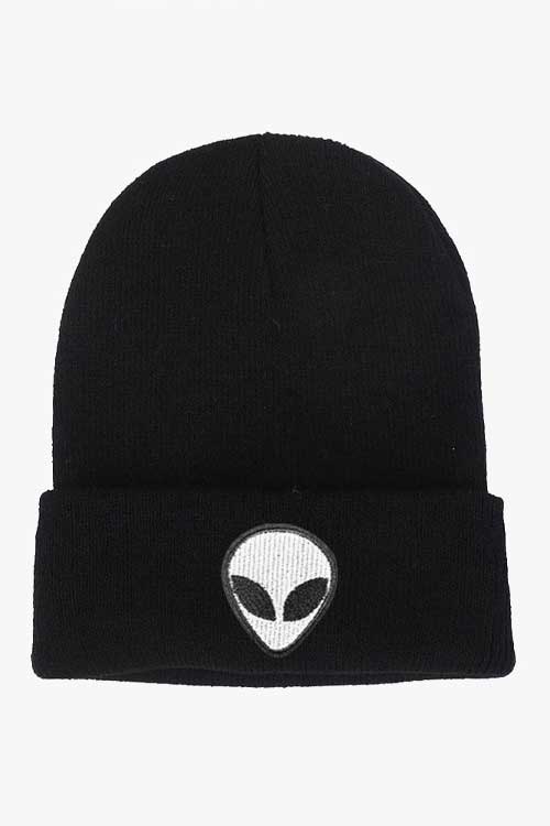 Alien Knitted Beanie Hat
