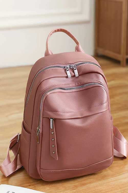 Zip Front Classic Backpack
