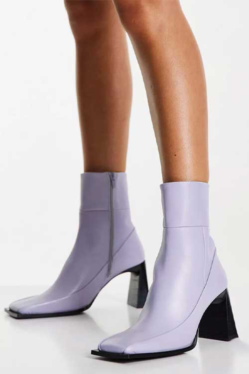 Topshop Harper Leather Ankle Boots