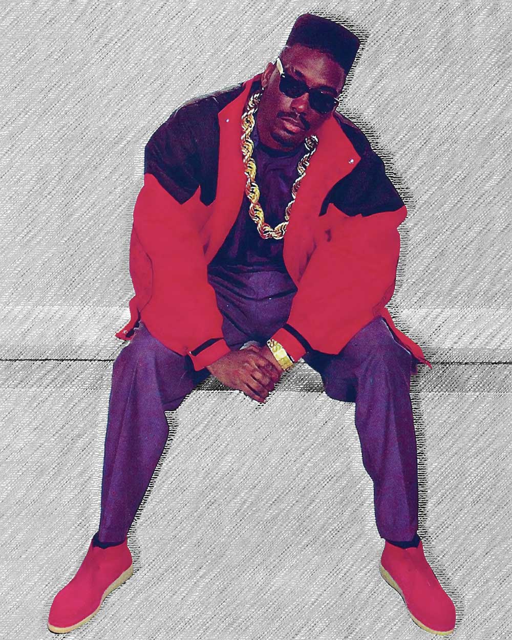 Big Daddy Kane late 80s hip-hop fashion style