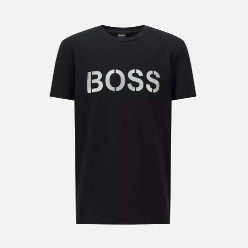 Mens Black Logo S/s T Shirt