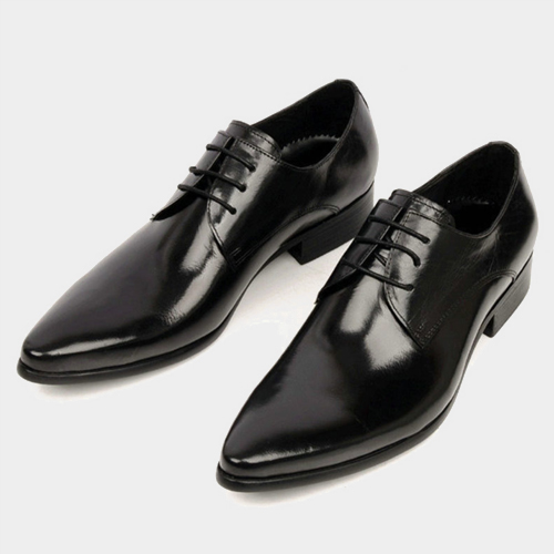 Classic Men's Formal Derby Leather Dress Shoes