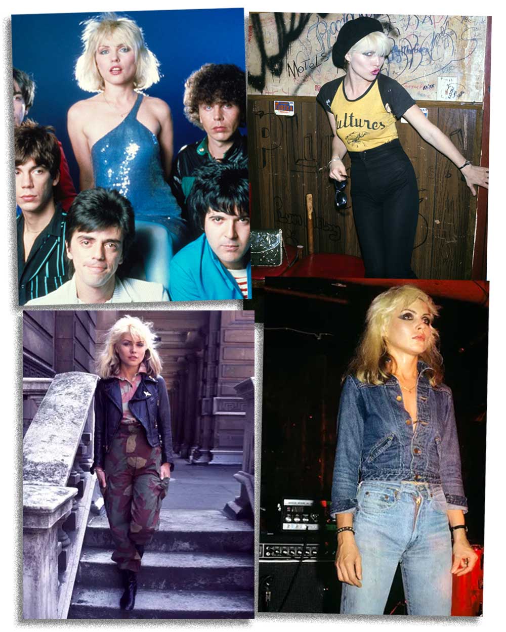 Debbie Harry of Blondie 80s New Wave Punk fashion