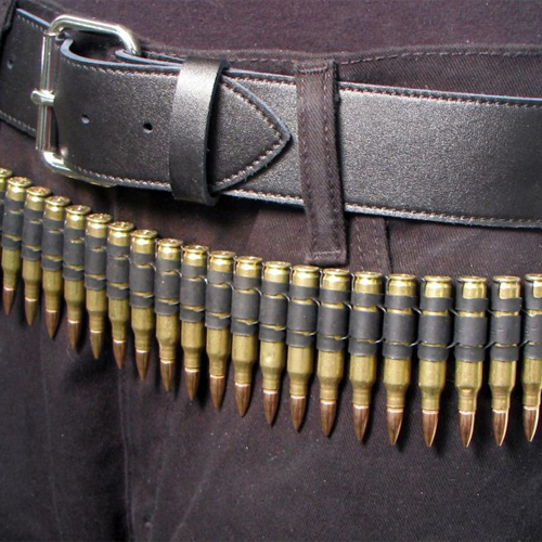 M16 .223 bullet belt - Standard Issue w/X link - MEDIUM-LARGE