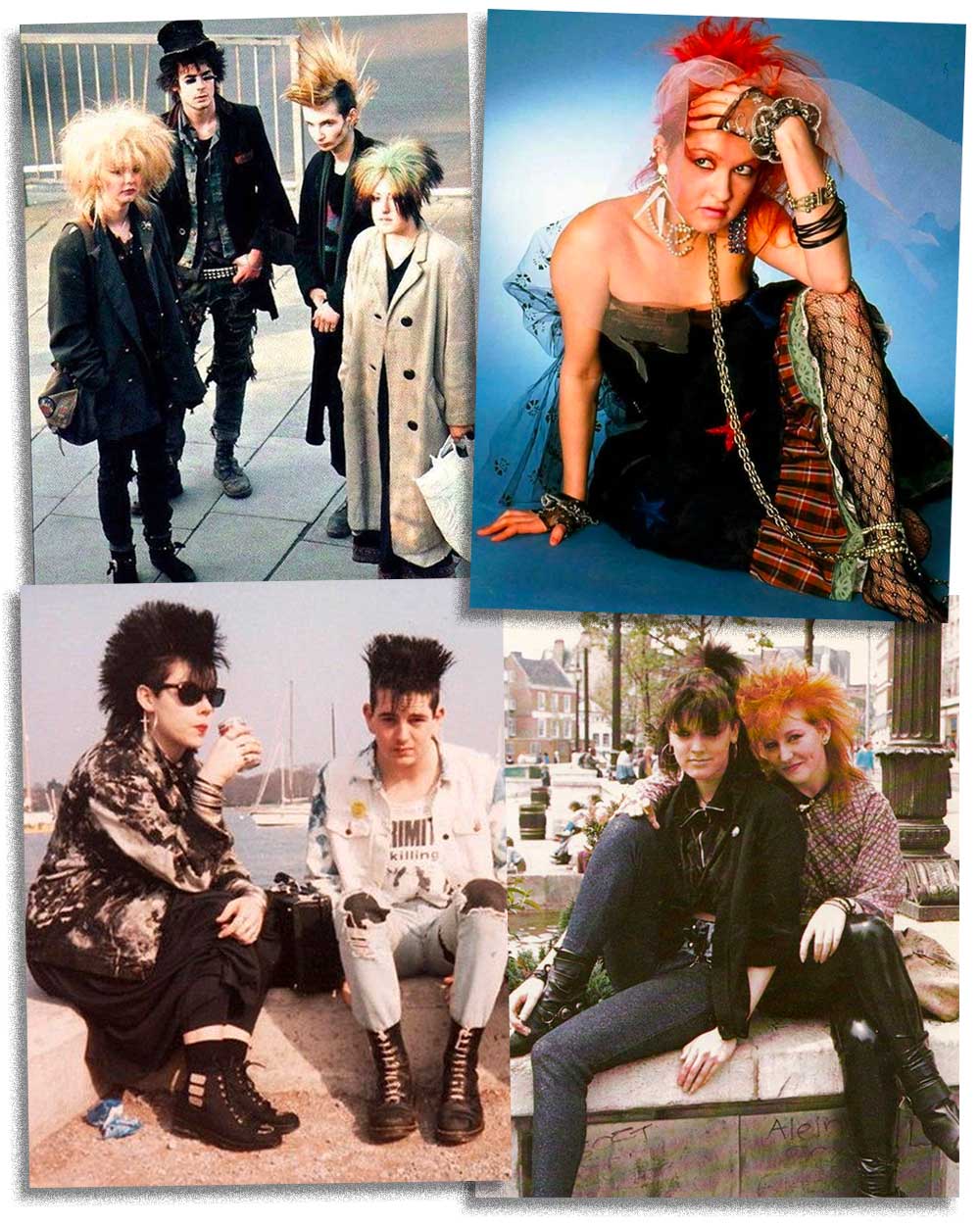 80s New Wave Punk fashion