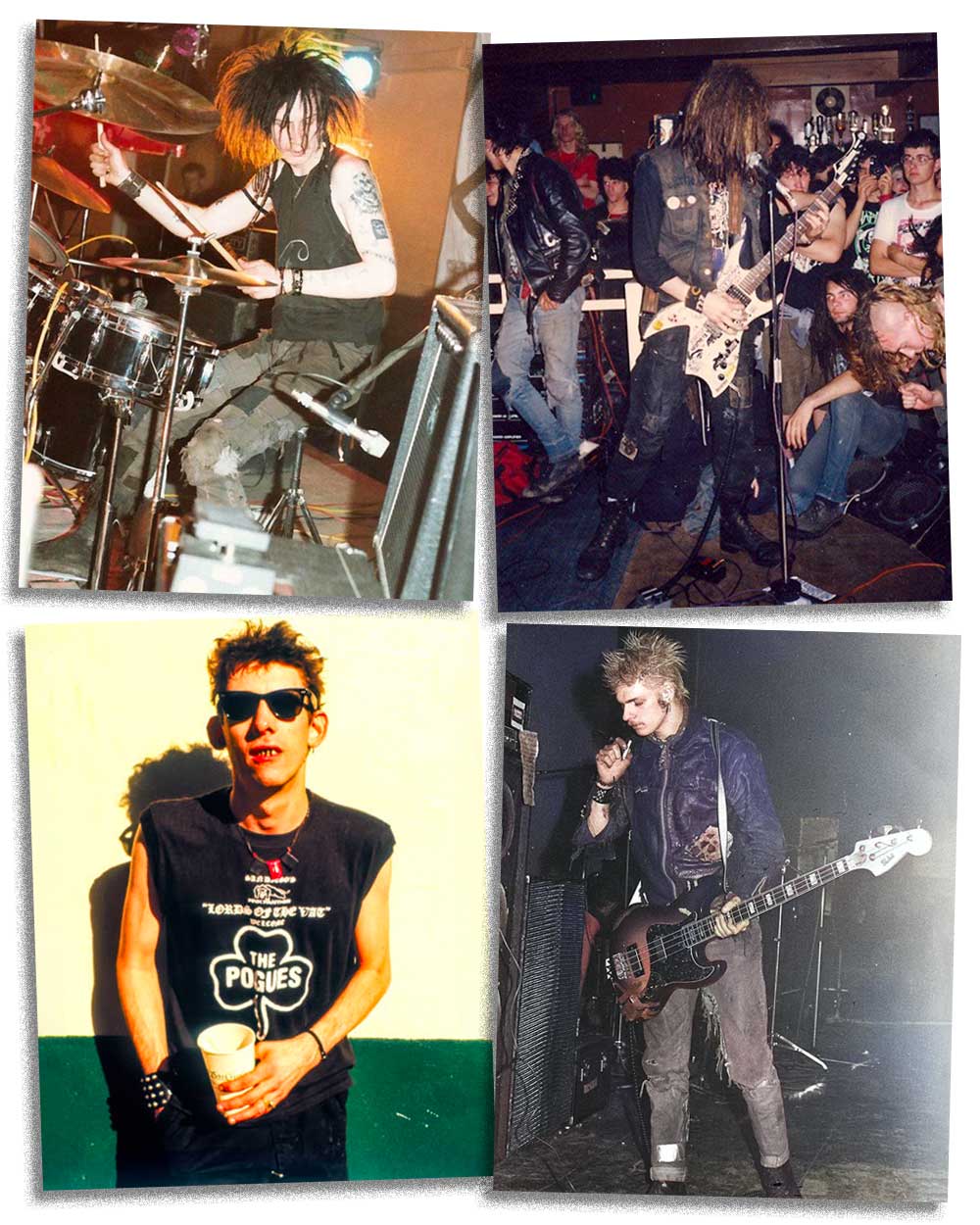 The Pogues, Antisect, Doom, and Discharge Crust Punk fashion
