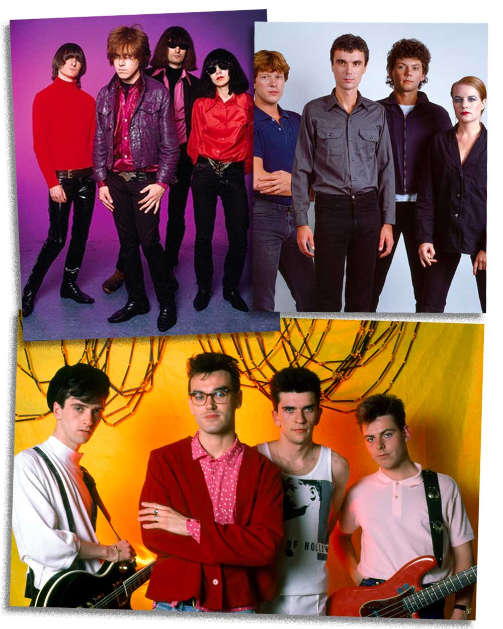 The Smiths, The Scientists, and Talking Heads Post-Punk fashion