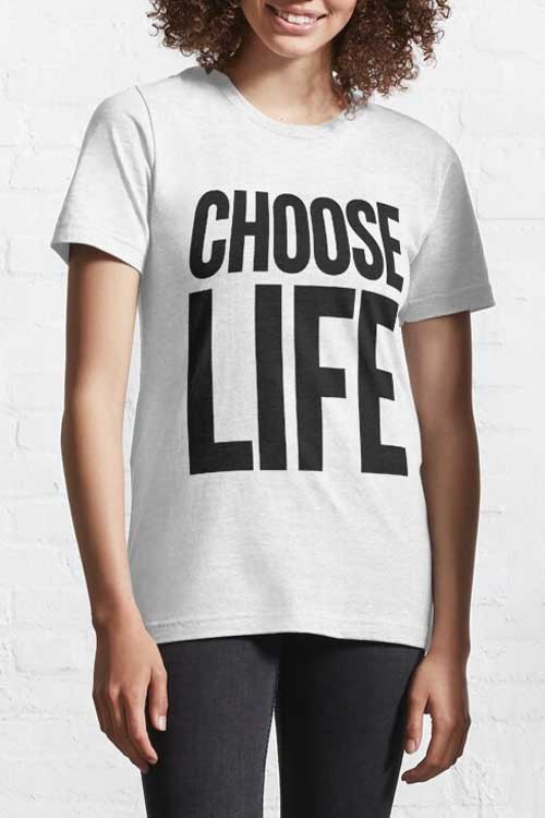 80s choose life t shirt
