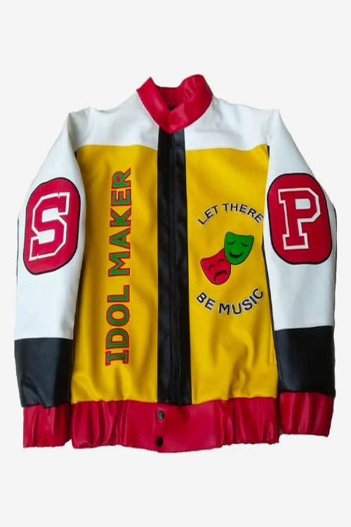 80s hip hop Salt 'N' Pepa Varsity leather jacket