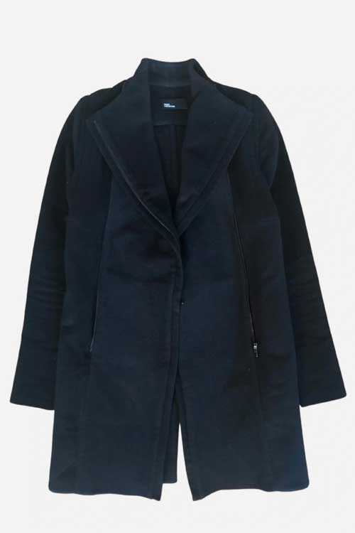 Rad Hourani collection transformable wool coat