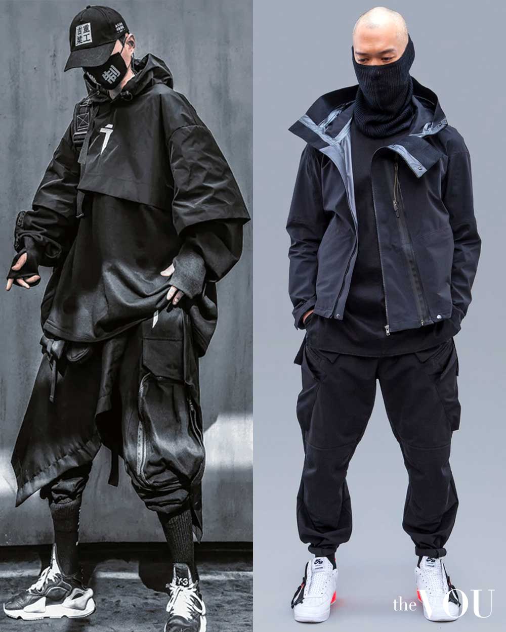 Cyberpunk techwear by Y-3 and ACRONYM