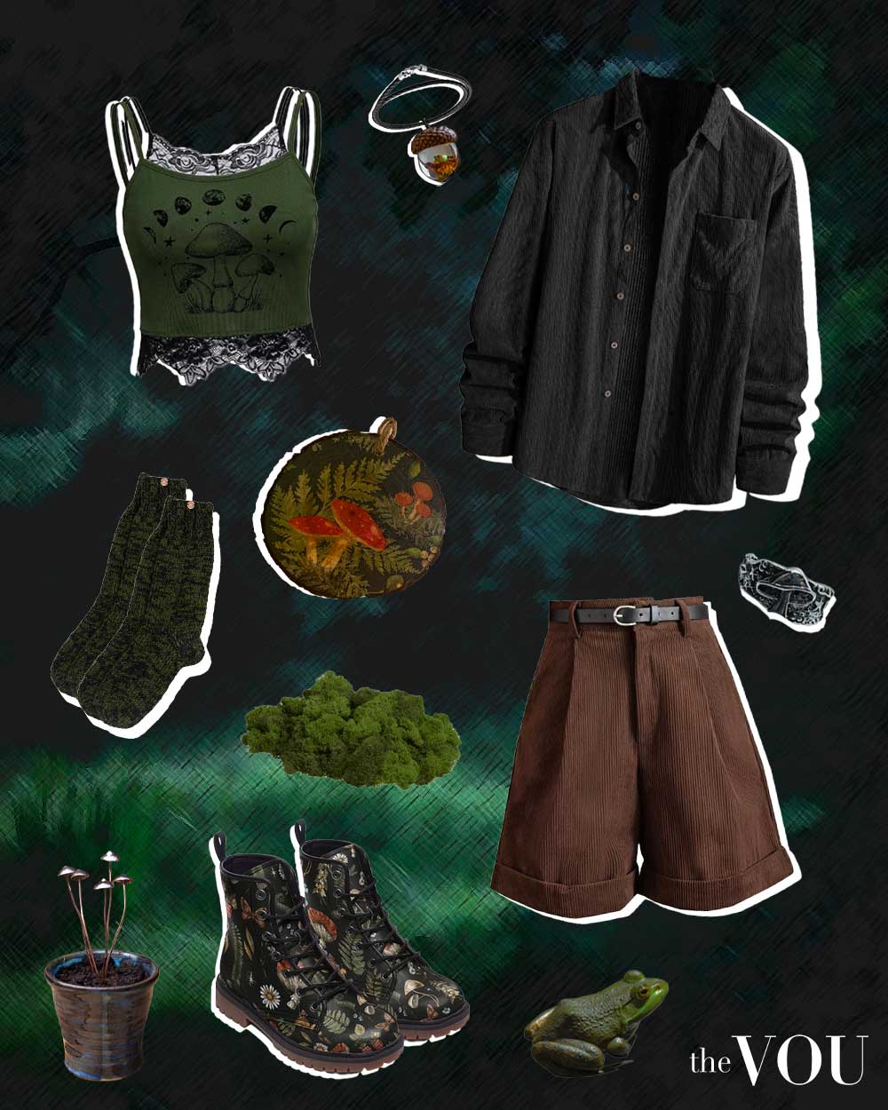 Dark Goblincore Aesthetic Outfit