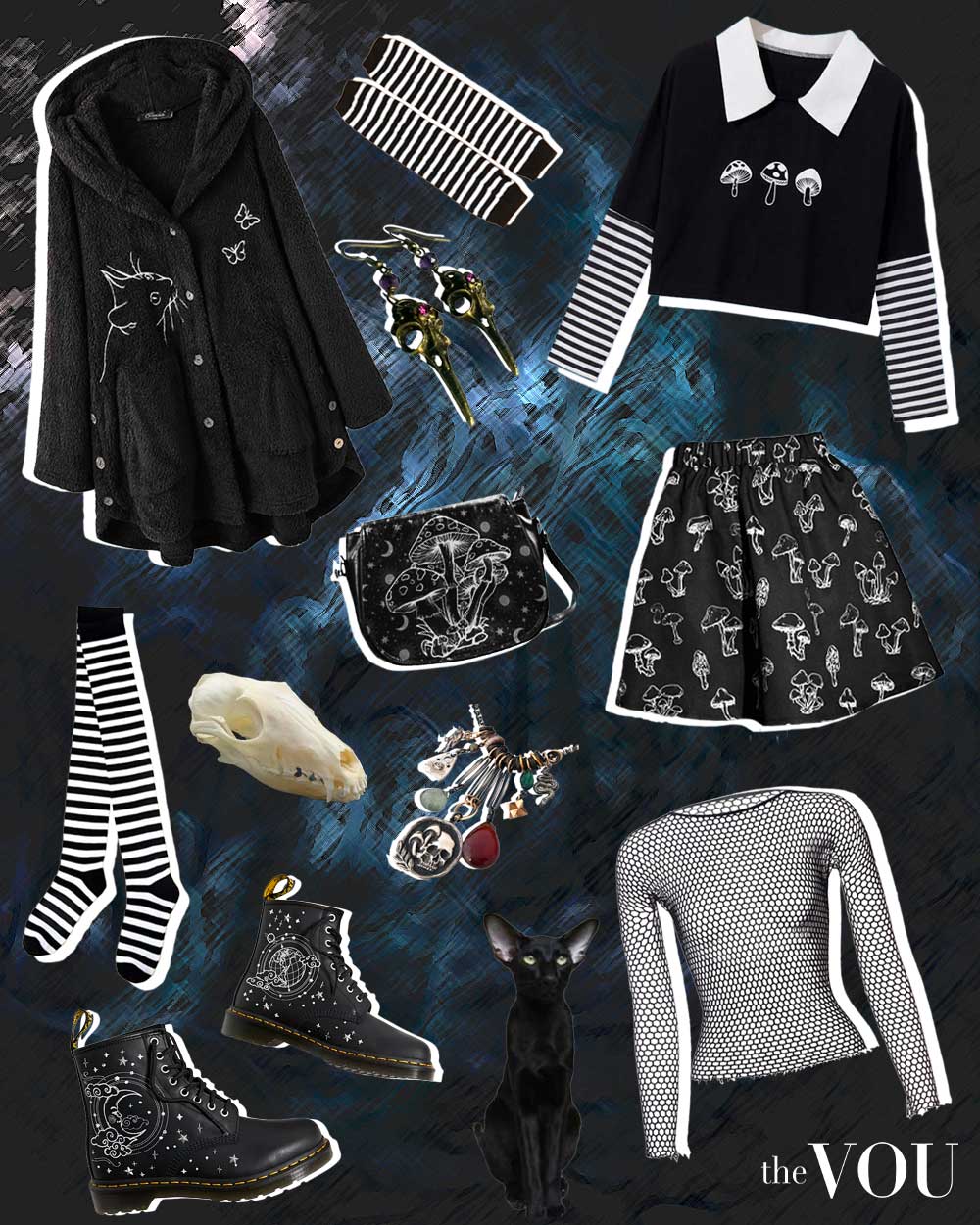 Goth Goblincore Aesthetic Outfits