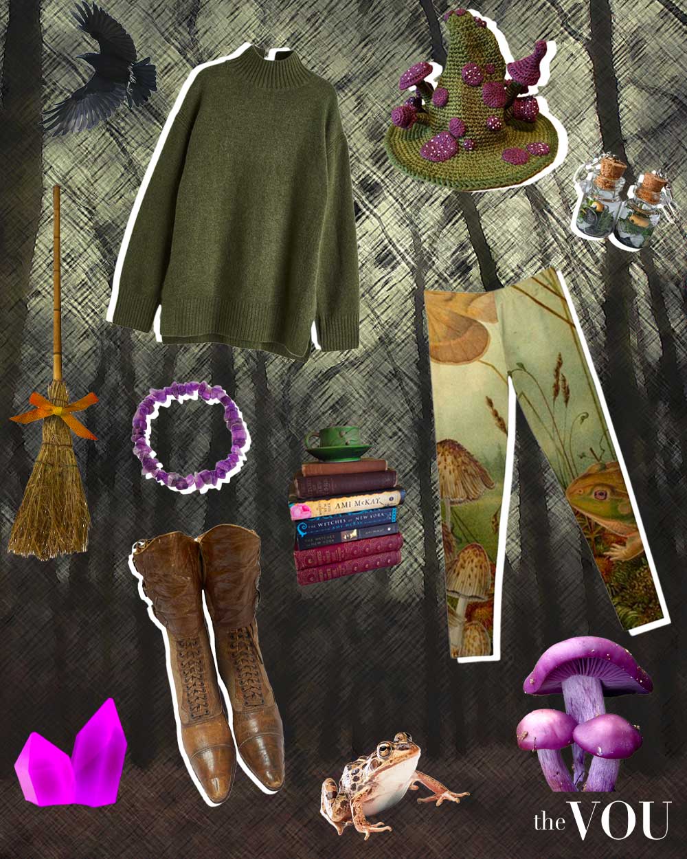 Witch Goblincore Aesthetic Outfits