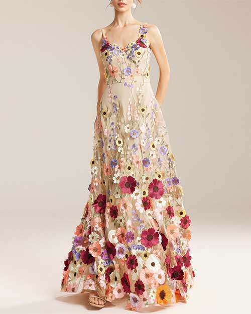 AW Alison Maxi Floral Dress